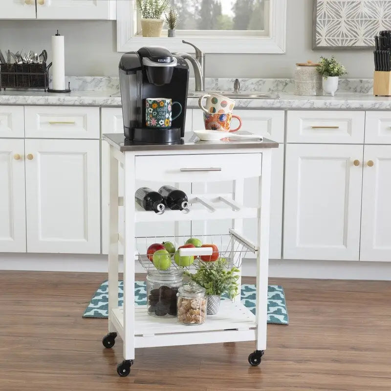Carrello da cucina compatto e mobile Jake