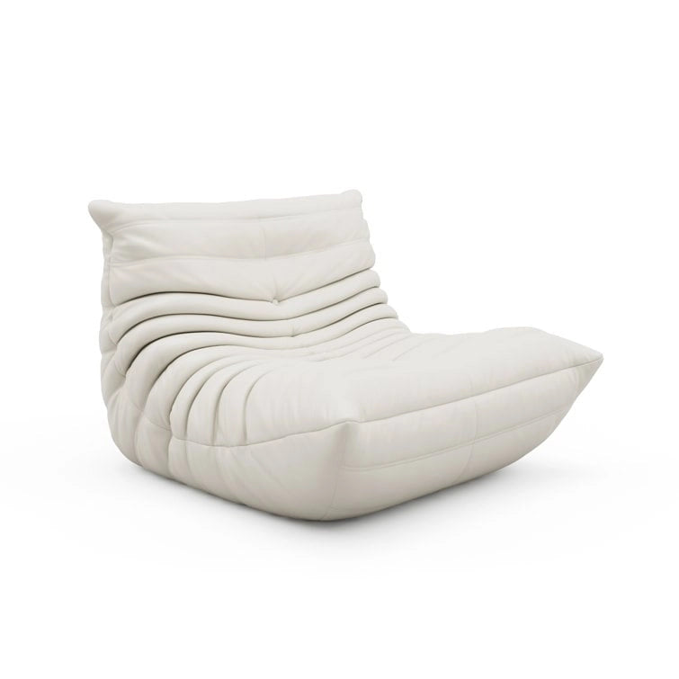 Furgle-Sofa aus Mikrofaserleder, ergonomisches Design, bequemes Bodensofa