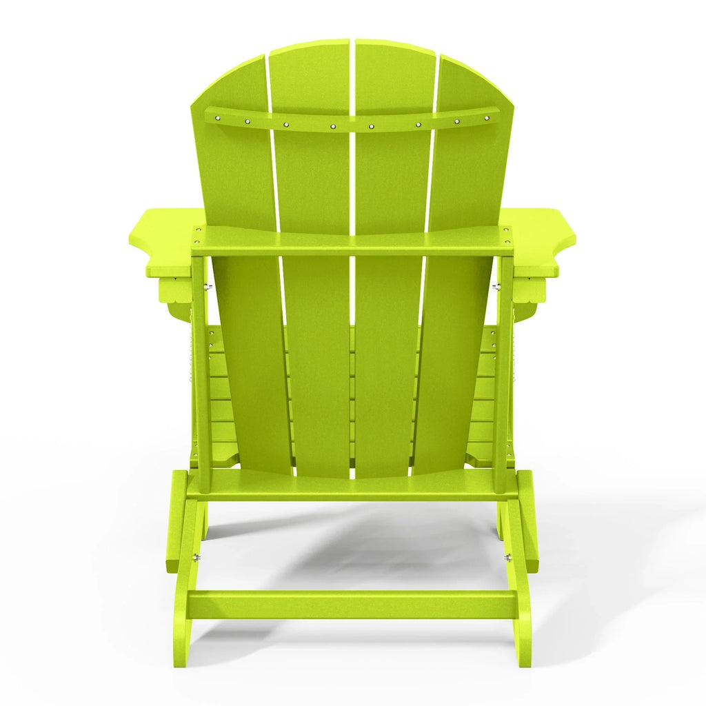 Polytrends Laguna Adirondack-Klappstuhl für die Terrasse, lichtecht und wetterbeständig