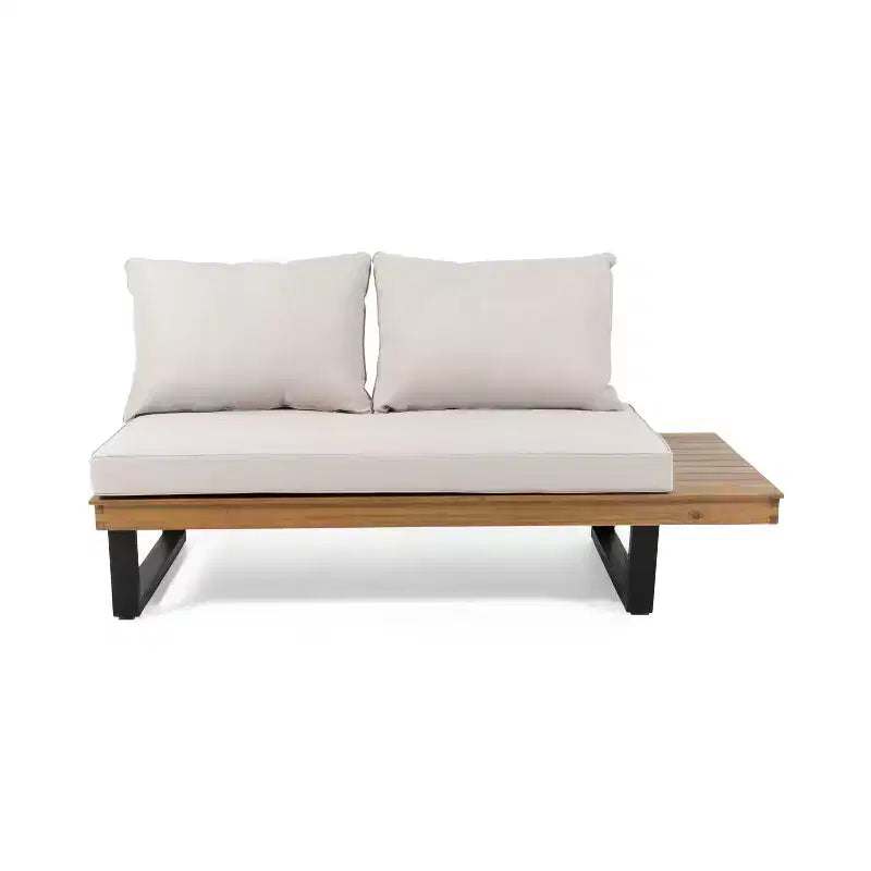 L-vormige modulaire loungeset voor buiten, tuinloungeset met salontafel en waterbestendige kussens - ModernLuxe