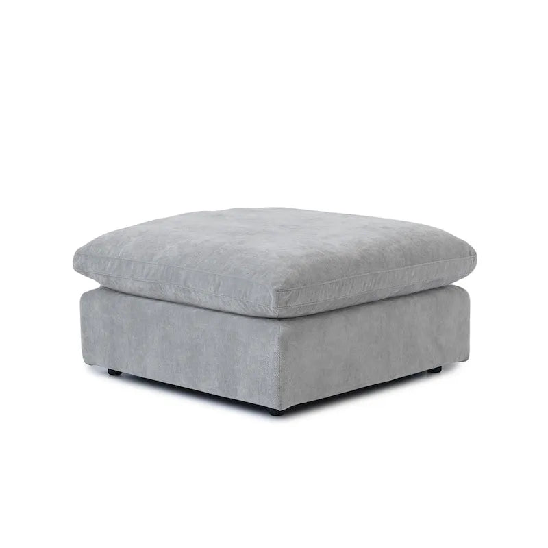 Großes Ecksofa aus Leinen für das Wohnzimmer
