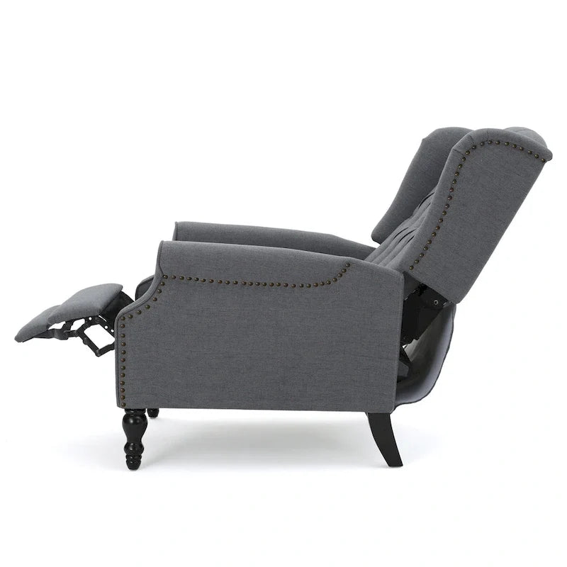 Fauteuils inclinables en tissu capitonné Walter (ensemble de 2) par Christopher Knight Home