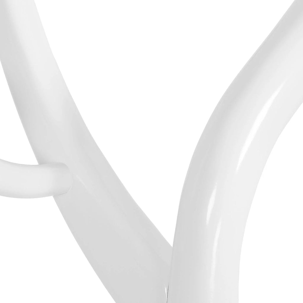 Appendiabiti autoportante in legno di gomma a forma di ramo con 8 ganci - 24.5W x 70.87H