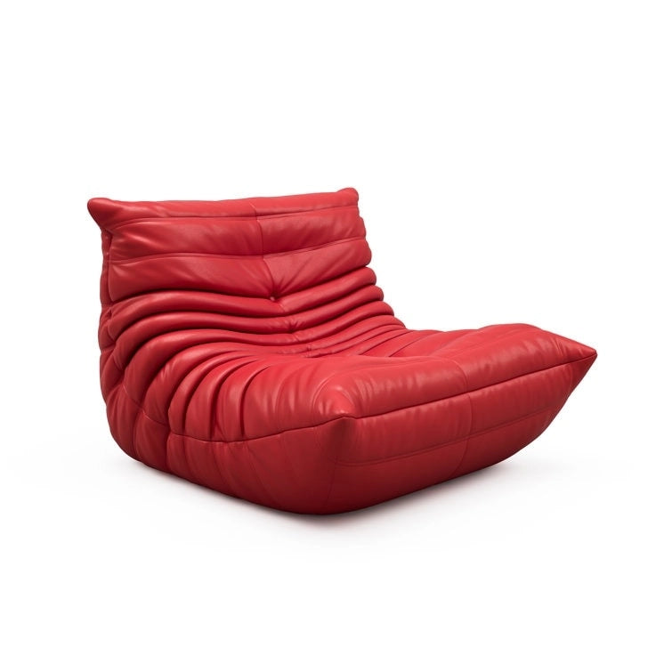 Furgle-Sofa aus Mikrofaserleder, ergonomisches Design, bequemes Bodensofa
