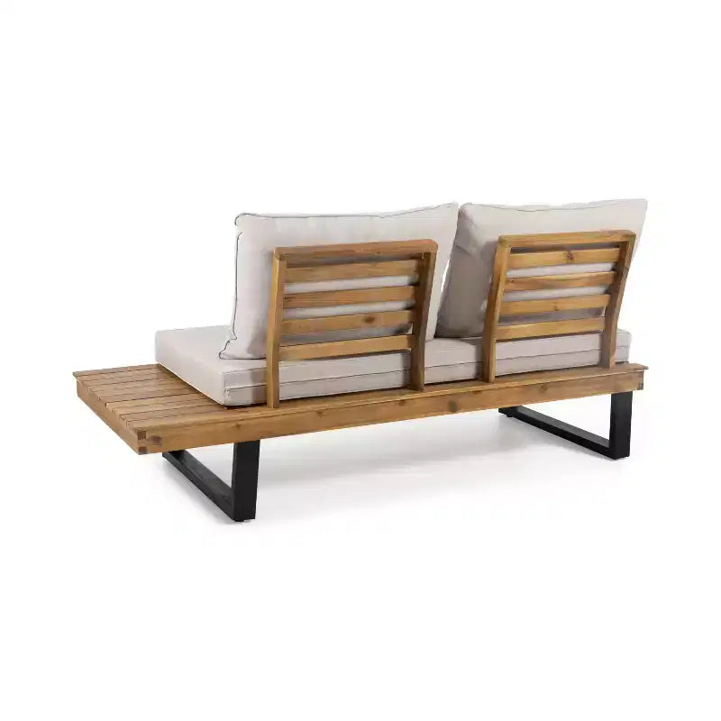 L-vormige modulaire loungeset voor buiten, tuinloungeset met salontafel en waterbestendige kussens - ModernLuxe