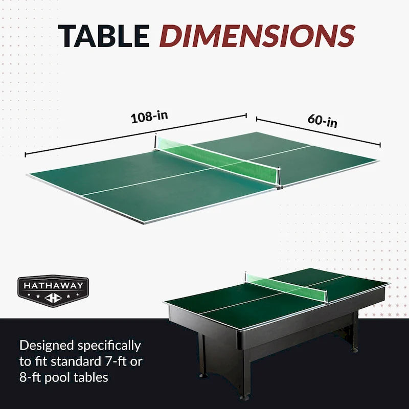 Plateau de conversion Hathaway Quick Set de 12 mm pour tennis de table