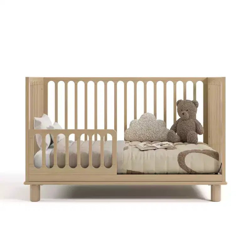 Lettino trasformabile 3 in 1 Storkcraft Sicily Deluxe con sponda di protezione per bambini