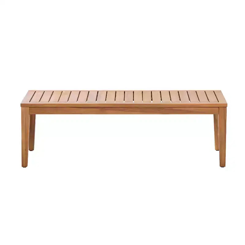 ModernLuxe Gartenmöbel-Set aus Akazienholz mit 4/5 Teilen, Outdoor-Sitzgruppe mit Couchtisch für Veranda/Garten/Balkon