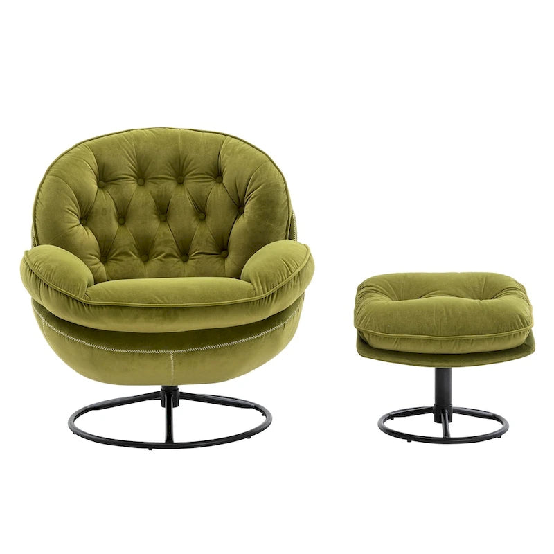 Polstersessel, TV-Sessel, Wohnzimmersessel mit Hocker