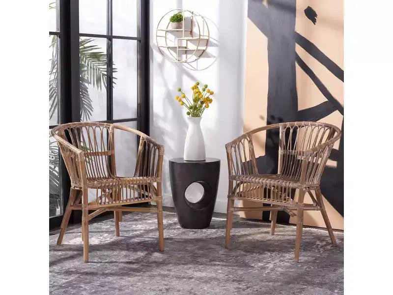Adriana Rattan-Akzentstuhl - ACH6505 - 2er-Set - Safavieh