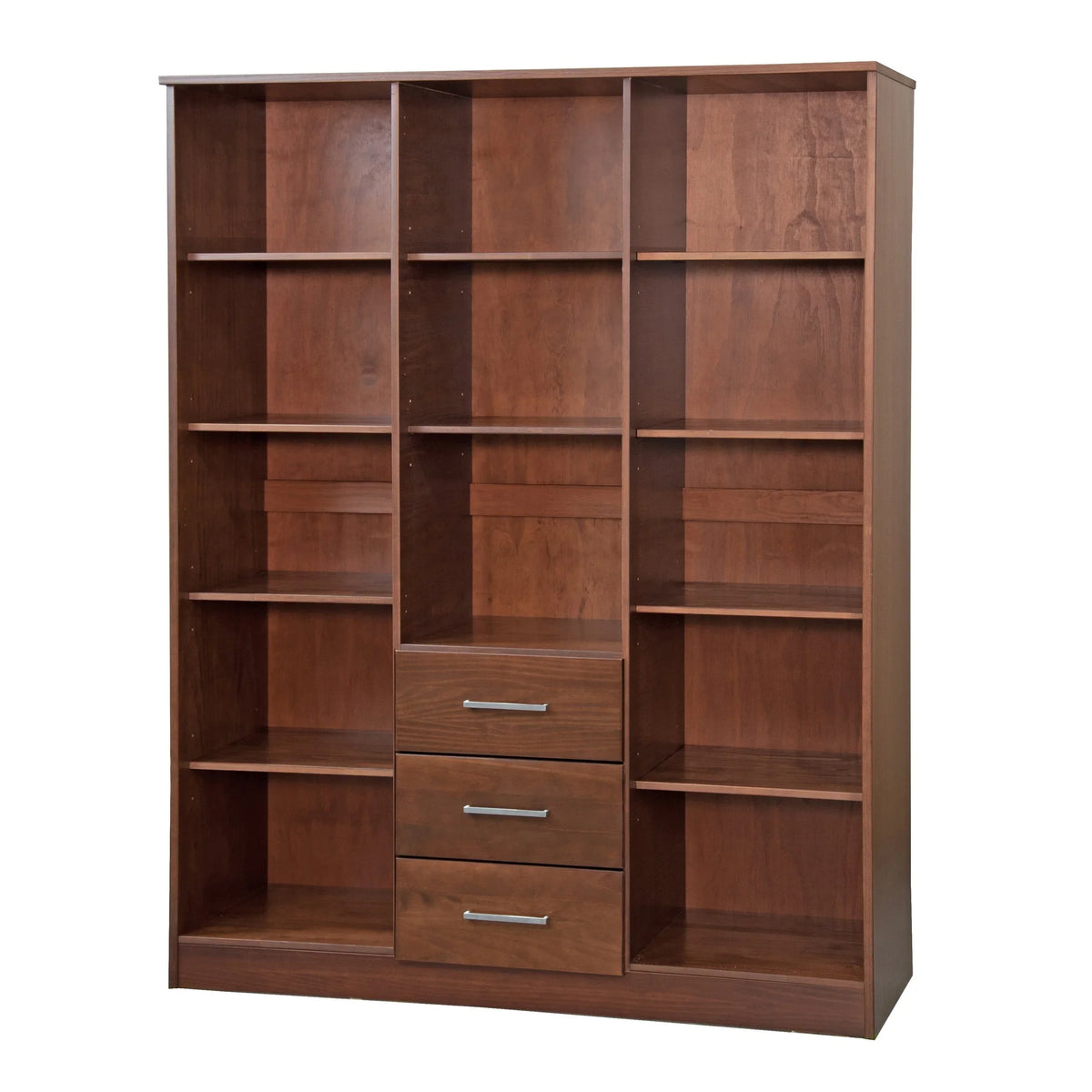 Palace Imports Cosmo Kleiderschrank mit 3 Türen aus 100 % Massivholz und Türen aus Massivholz oder mit Spiegel