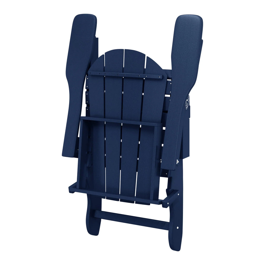 Polytrends Laguna Adirondack-Klappstuhl für die Terrasse, lichtecht und wetterbeständig