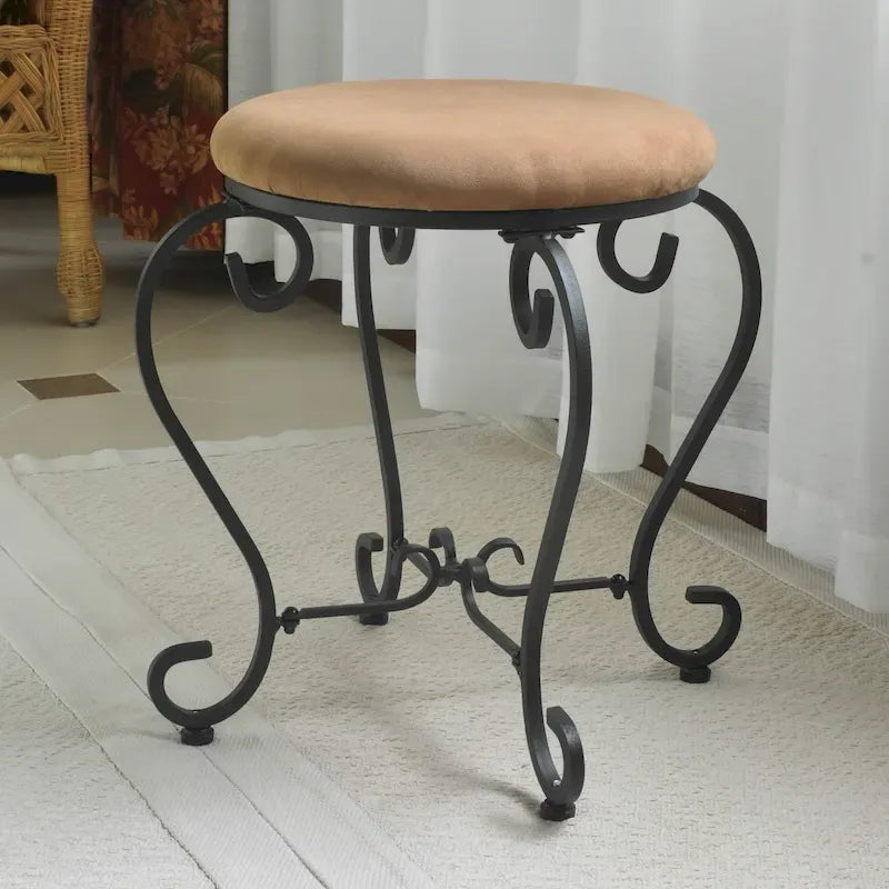 Vanity Stool with Cushion