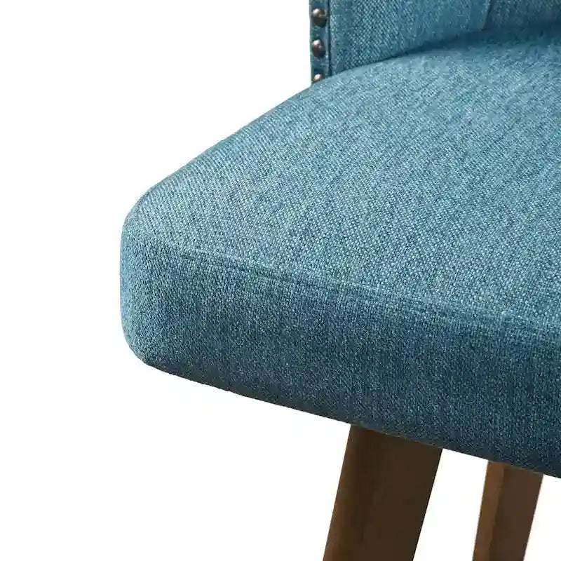 Upholstered 360 Degree Swivel Counter Stool 26 H