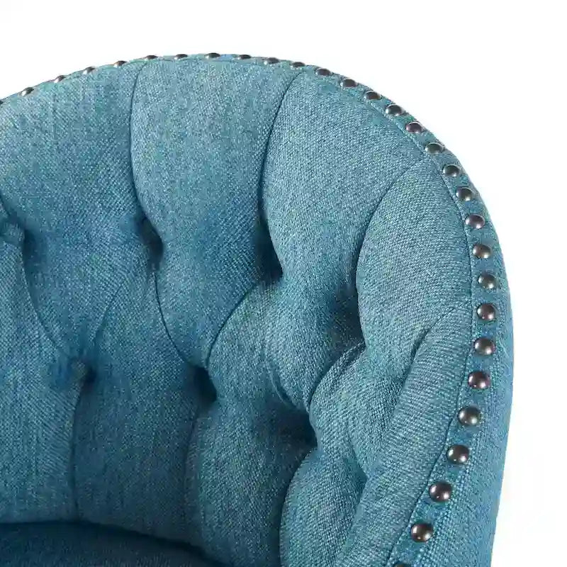 Upholstered 360 Degree Swivel Counter Stool 26 H