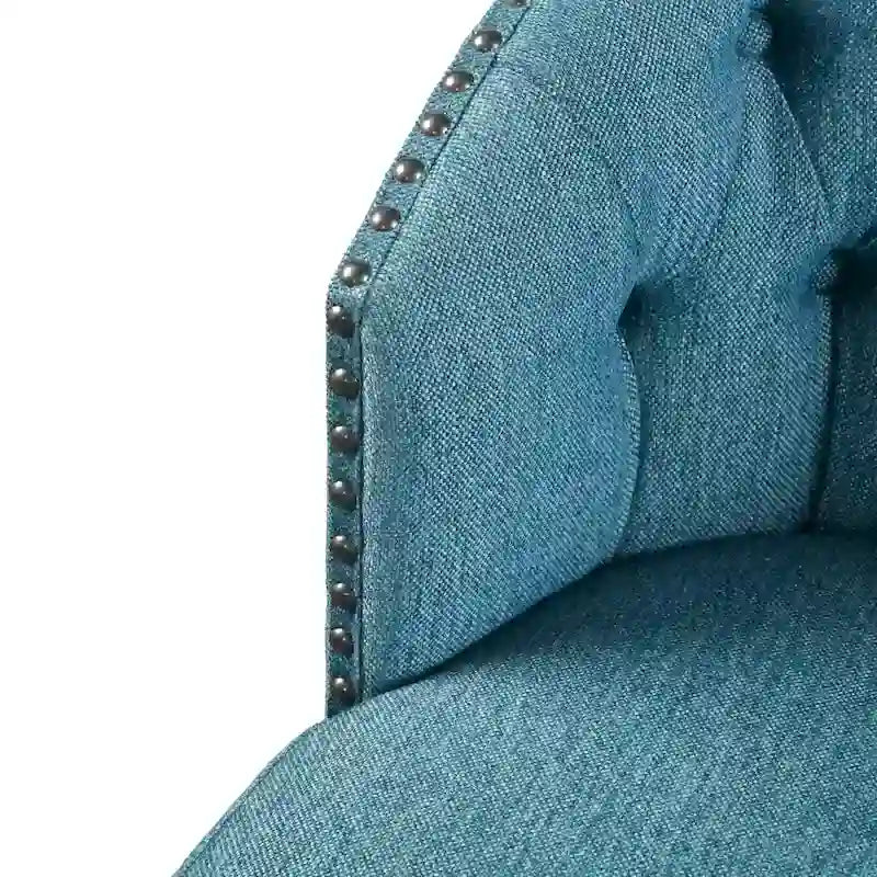 Upholstered 360 Degree Swivel Counter Stool 26 H