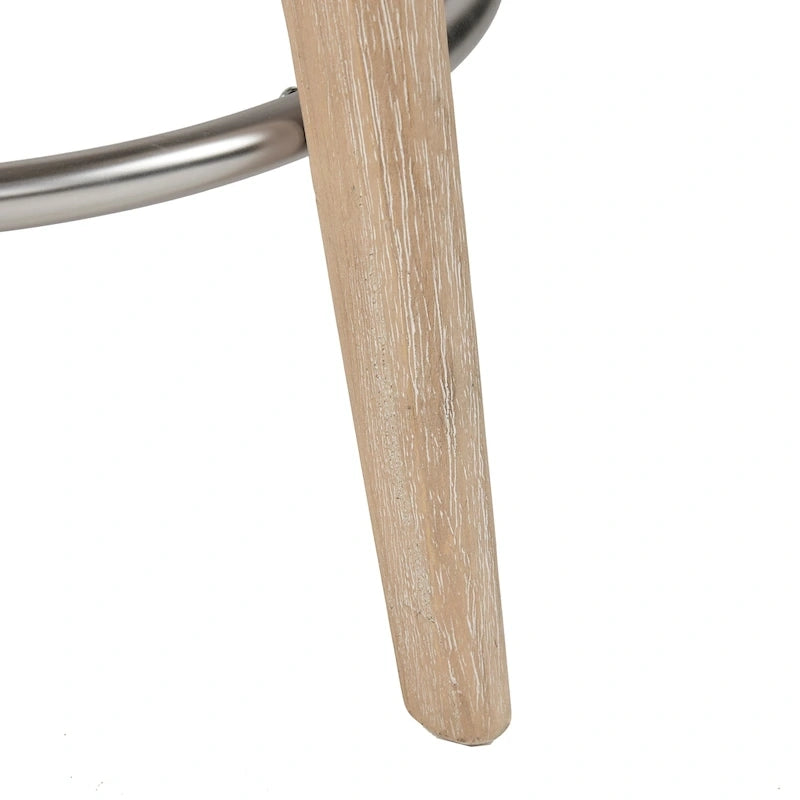 Upholstered 360 Degree Swivel Counter Stool 26 H