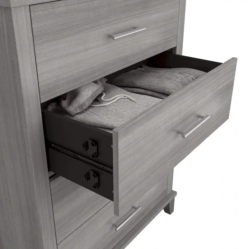 Commode à tiroirs gris cendré