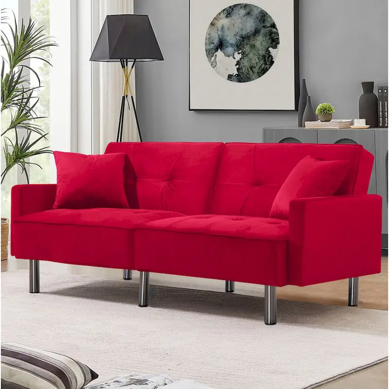 80 Zoll großes umwandelbares Schlafsofa, Futon-Schlafsofa