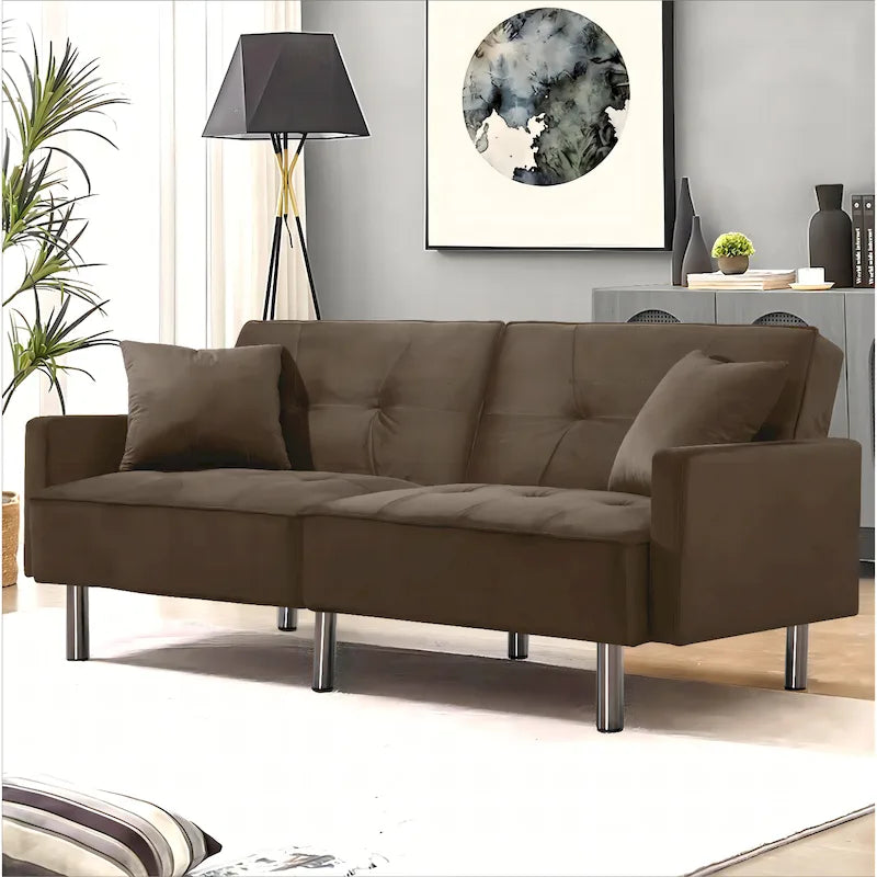 80 Zoll großes umwandelbares Schlafsofa, Futon-Schlafsofa