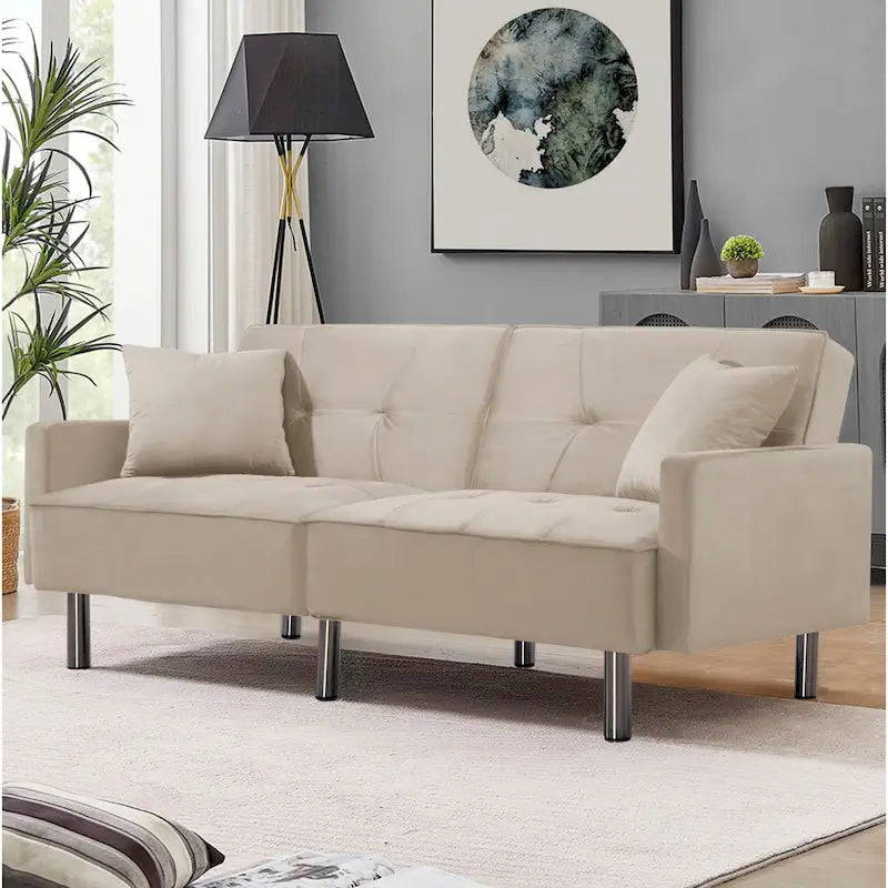 80 Zoll großes umwandelbares Schlafsofa, Futon-Schlafsofa