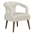 Fauteuil d’accueil décoratif en similicuir
