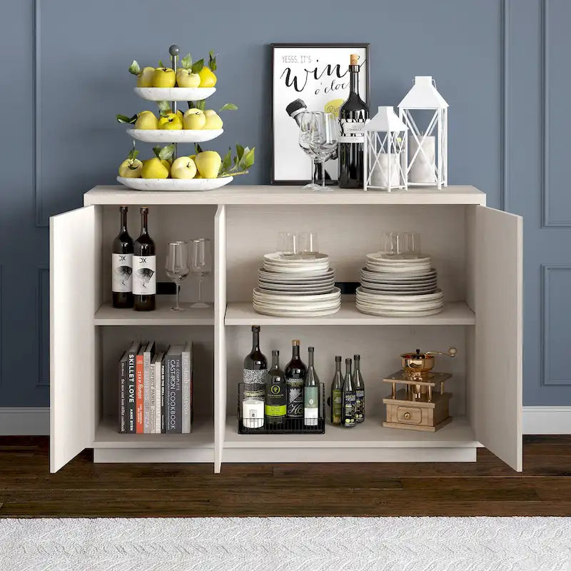 48 Wide Rectangular Buffet Table - 47.5 Wide