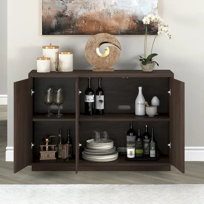 48 Wide Rectangular Buffet Table - 47.5 Wide