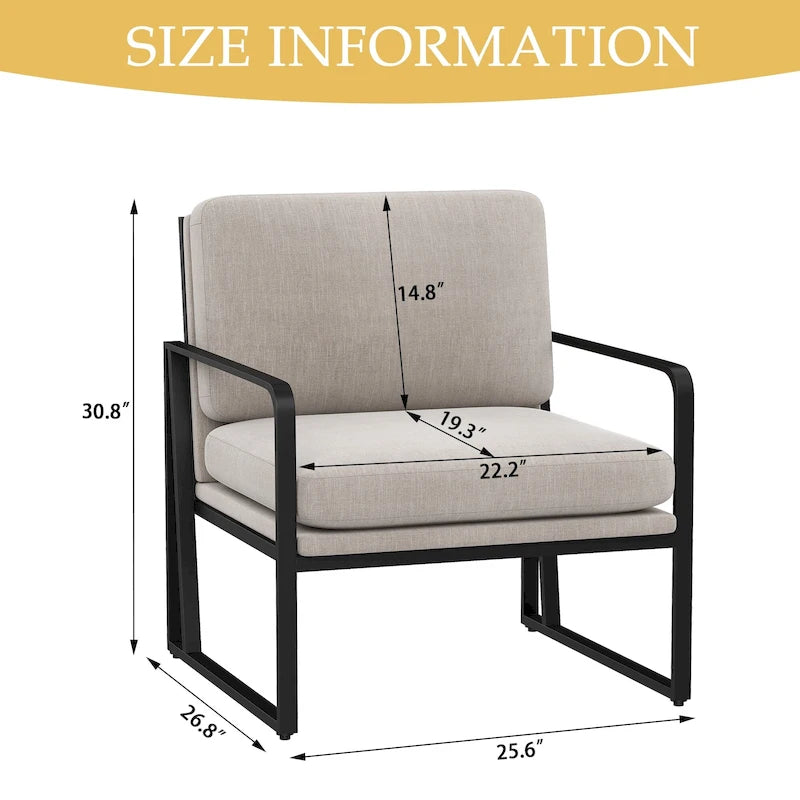 Akzentstühle, Wohnzimmerstühle aus Leinen, Sessel und Akzentstühle für das Wohnzimmer