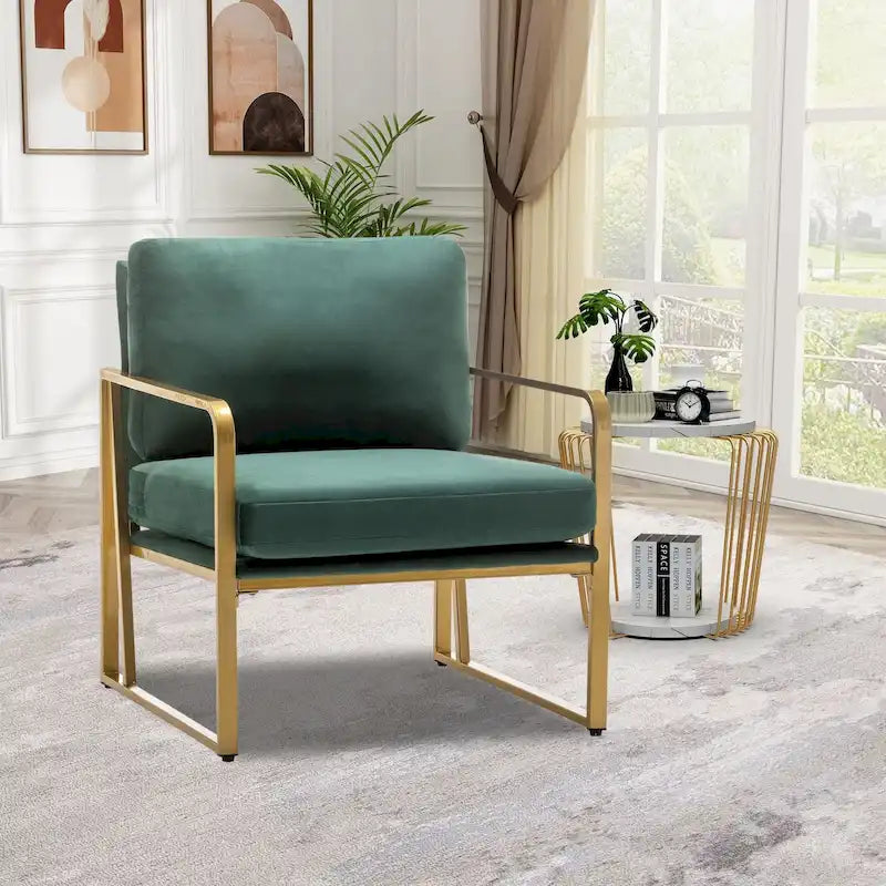 Accent Chairs, Living Room Chairs Linen Arm Chair Accent Chairs for Living Room