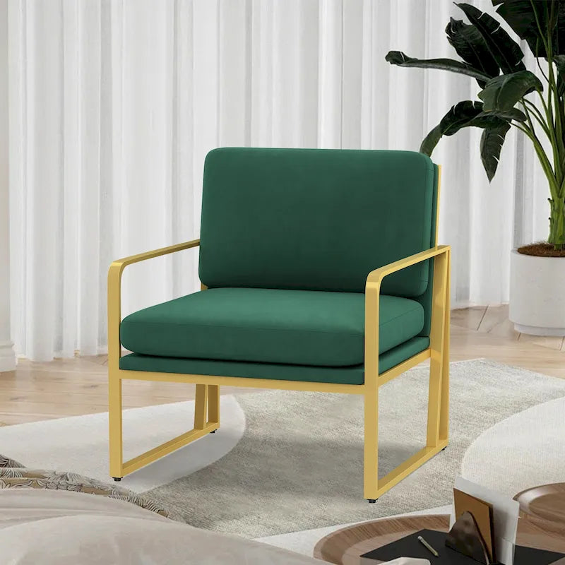 Accent Chairs, Living Room Chairs Linen Arm Chair Accent Chairs for Living Room