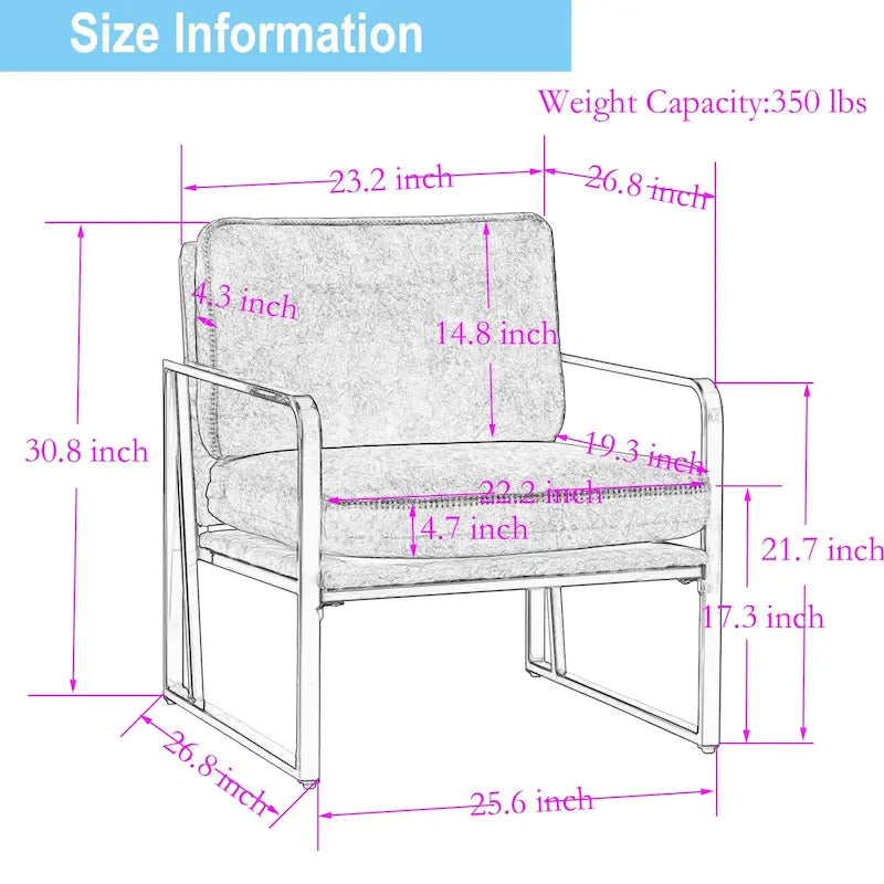 Accent Chairs, Living Room Chairs Linen Arm Chair Accent Chairs for Living Room
