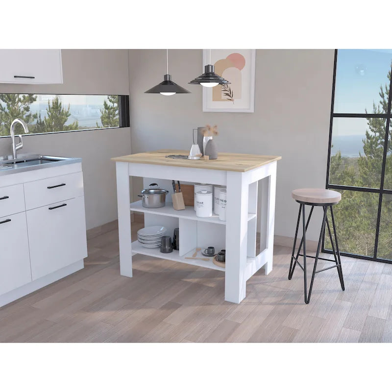 Antibacterial Surface Kitchen Island