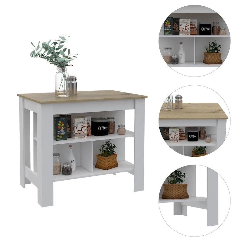 Antibacterial Surface Kitchen Island