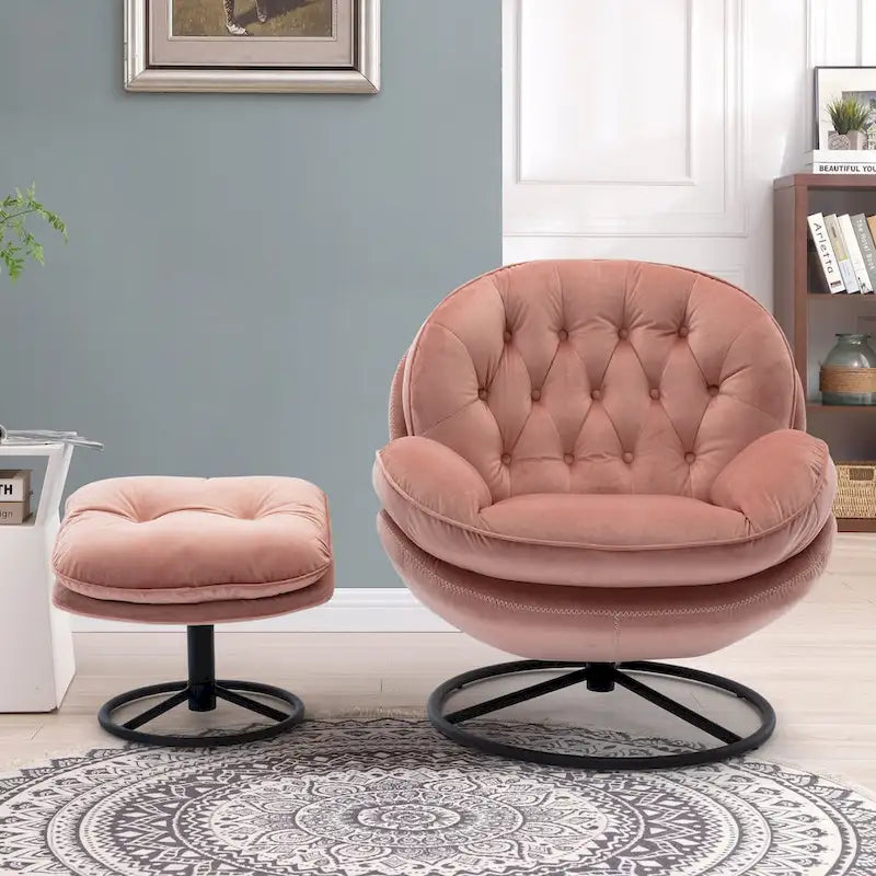Polstersessel, TV-Sessel, Wohnzimmersessel mit Hocker