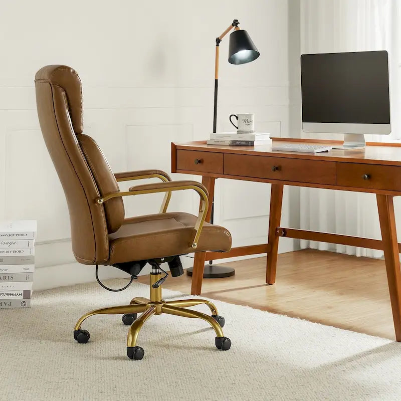 Ergonomische bureaustoel met lendensteun