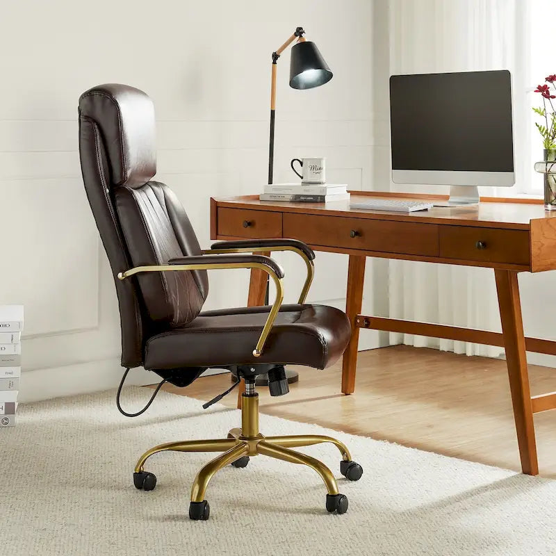 Ergonomische bureaustoel met lendensteun