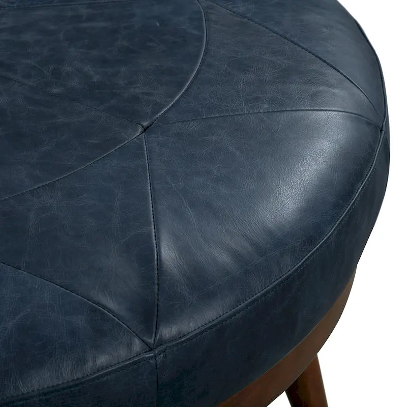 Pouf – cuir italien véritable pleine fleur