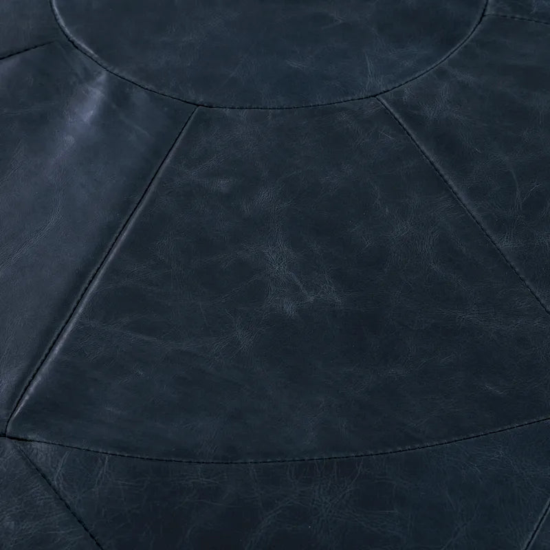 Pouf – cuir italien véritable pleine fleur