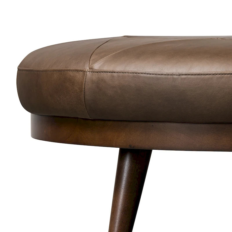 Pouf – cuir italien véritable pleine fleur