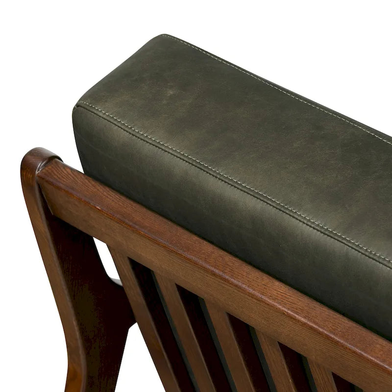 Leder-Loungesessel – echtes italienisches Vollnarbenleder