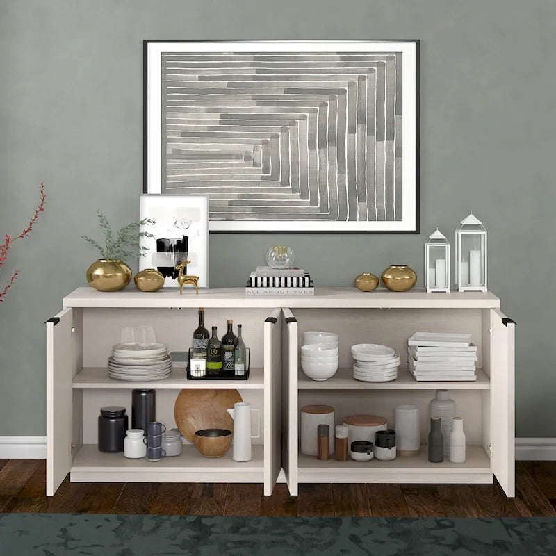68 Zoll breiter rechteckiger Buffetschrank – 68 Zoll breit