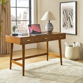Mid Century Modern 48 Computer Desk with USB