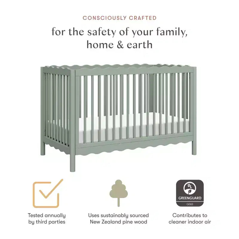 Lettino trasformabile 4 in 1 Babyletto Swell con kit di conversione in letto per bambini
