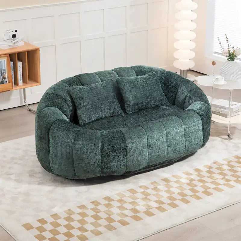 Sitzsack-Sessel aus Chenille, lässiges Sofa