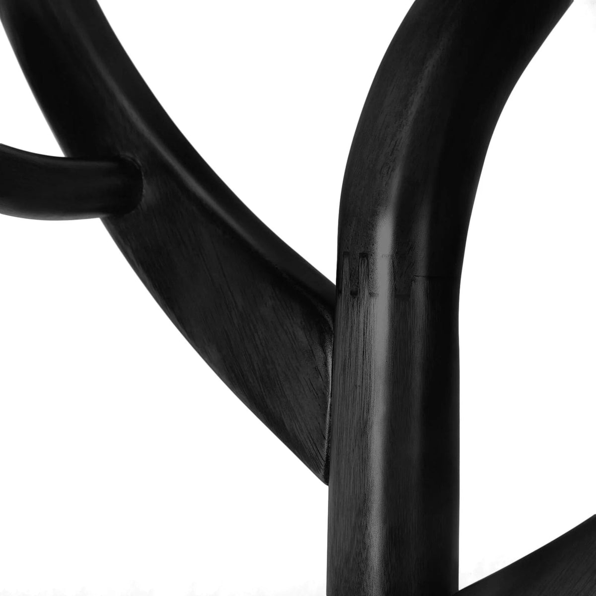 Appendiabiti autoportante in legno di gomma a forma di ramo con 8 ganci - 24.5W x 70.87H