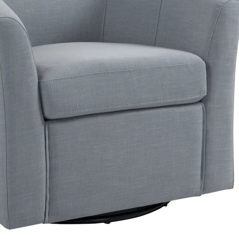 Set van 2 moderne gestoffeerde draaibare kuipstoelen voor de woonkamer