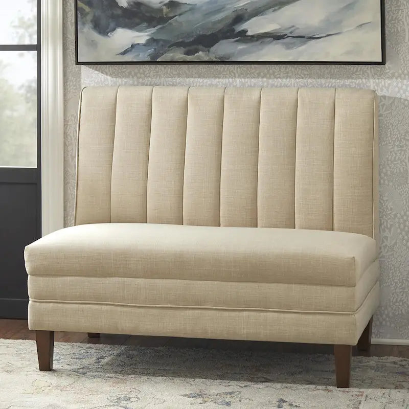 Set da banquette imbottita Lifestorey Kerrington a 3 pezzi con schienale trapuntato
