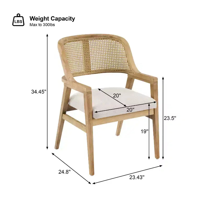 Christopher Knight Home Bennett ausziehbare Essgruppe im Mid-Century-Modern-Stil, 5-teilig, aus Holz, mit Tisch und 4 gepolsterten Stühlen mit Geflechtrücken