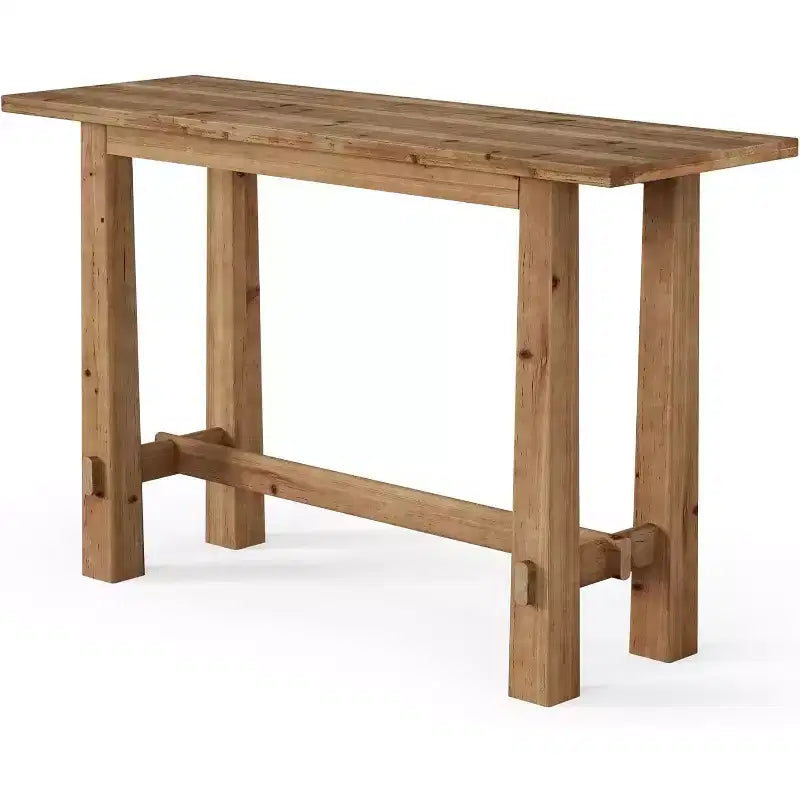 63-inch hoge bartafel van massief hout voor keuken, café of restaurant